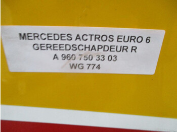 Cabine en interieur voor Vrachtwagen Mercedes-Benz A 960 750 33 03/ A 960 750 27 03 // DEUR GEREEDSCHAP MP4 ACTOS EURO 6: afbeelding 3