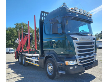 Houttransport, Kraanwagen Scania R490 6x4 Euro 6 Kurzholz Palfinger AHK (2): afbeelding 5