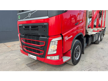 Containertransporter/ Wissellaadbak vrachtwagen Volvo FH 500 6x4 forest truck - Epsilon 110Z - scissors: afbeelding 2