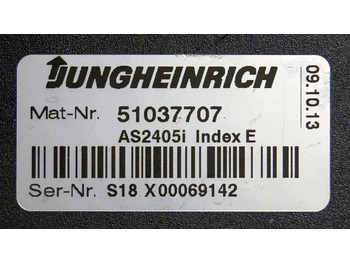 ECU voor Intern transport Jungheinrich 51037707 | Rij regeling driving controller AS2405i index E Sw. 1,28: afbeelding 3