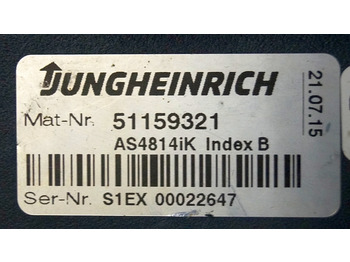 ECU voor Intern transport Jungheinrich 51159321 | Rij/hef regeling drive/lifting controller AS4814Ik Index: afbeelding 4