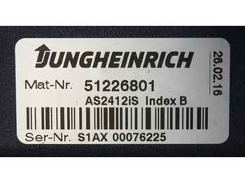 ECU voor Intern transport Jungheinrich 51226801 | Rij/hef/stuur regeling drive/lift/steering controller A: afbeelding 2 ECU voor Intern transport Jungheinrich 51226801 | Rij/hef/stuur regeling drive/lift/steering controller A: afbeelding 2