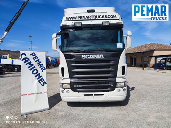 Containertransporter/ Wissellaadbak vrachtwagen SCANIA R 500 6X2 TAUTLINER CAJA INTERCAMBIABLE: afbeelding 2