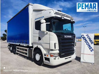 Containertransporter/ Wissellaadbak vrachtwagen SCANIA R 500 6X2 TAUTLINER CAJA INTERCAMBIABLE: afbeelding 3