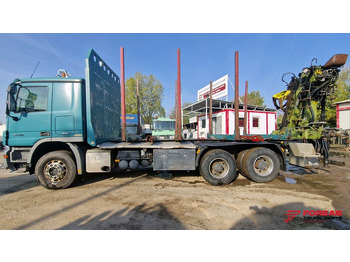 Houttransport, Kraanwagen voor het vervoer van hout MERCEDES-BENZ ACTROS 2648 6x4: afbeelding 4