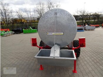 Nieuw Tank aanhanger, Landbouwaanhanger Vemac Wasserwagen 4000 Liter Wasserfass Wassertank Weidetränke NEU: afbeelding 2