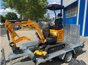 Minigraafmachine Minibagger BK1300JSR + Tieflader + Zubehör *INKL.19% MWST*BERGER KRAUS*VERSTELLFAHRWERK* KUBOTA*SOFORT!*: afbeelding 3