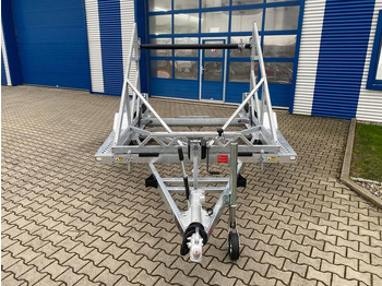 Haspelwagen Vermietung / Kabelanhänger 3500KG / Nutzlast 2766KG / Kabeltrommel-Anhänger / Glasfaser/ 1 Woche: afbeelding 2