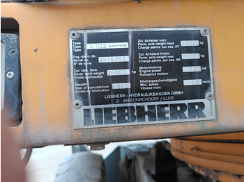 Overslagkraan LIEBHERR A 932 Litronic: afbeelding 5