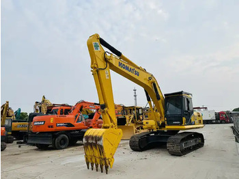 Rupsgraafmachine Original Japan Used Crawler Excavator Komatsu Pc200lc-7 Pc220lc-7 A/c Cabin In Shanghai: afbeelding 4