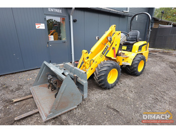 Lader JCB 403 Zeer nette shovel met hydraulische snelwissel en bak en palletvorken 120cm lang: afbeelding 4