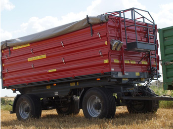 Nieuw Landbouwkipper Techmont Anhänger / Trailer / Remorque / Rimorchio / Прицеп двухоосный бортовой / Przyczepa dwuosiowa PTD16 12 t: afbeelding 2