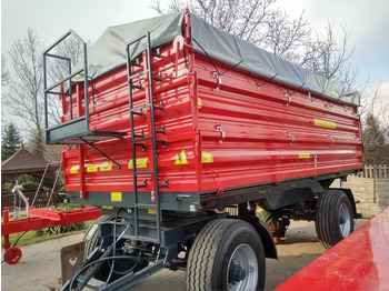 Nieuw Landbouwkipper Techmont Anhänger / Trailer / Remorque / Rimorchio / Прицеп двухоосный бортовой / Przyczepa dwuosiowa PTD16 12 t: afbeelding 5