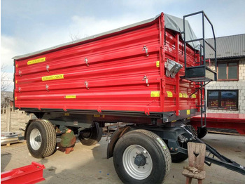 Nieuw Landbouwkipper Techmont Anhänger / Trailer / Remorque / Rimorchio / Прицеп двухоосный бортовой / Przyczepa dwuosiowa PTD16 12 t: afbeelding 4
