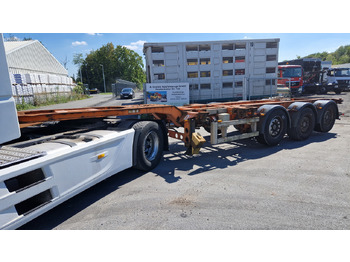 Containertransporter/ Wissellaadbak oplegger