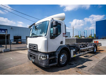 Containertransporter/ Wissellaadbak vrachtwagen RENAULT D Wide 380