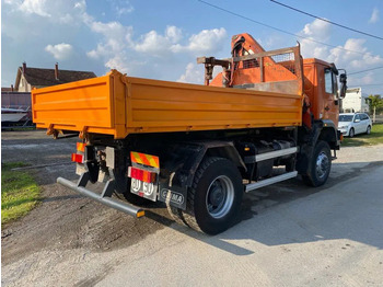 Kipper vrachtwagen, Kraanwagen MAN LE 18-280 , 4X4 , Tipper , Palfinger PK 9501: afbeelding 4 Kipper vrachtwagen, Kraanwagen MAN LE 18-280 , 4X4 , Tipper , Palfinger PK 9501: afbeelding 4