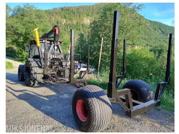 Tractor 1981 Fiat 640dt med Tømmerhenger- og kran: afbeelding 4