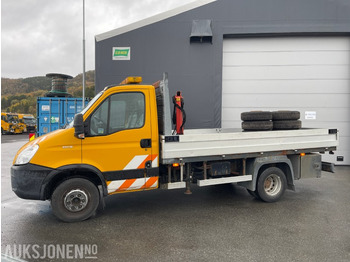 Kraanwagen 2009 Iveco Daily 3,0 - 177 Hk kranbil med nedfellbare karmer, kun 57865 km !: afbeelding 2