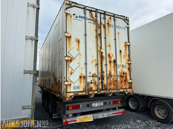 Aanhanger 2013 HFR trippelkjerre med container: afbeelding 4
