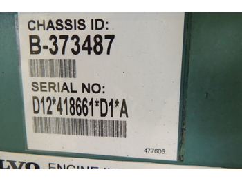 Motor voor Vrachtwagen Volvo D12D460 EC01 Volvo FH12: afbeelding 2
