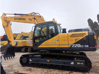 Rupsgraafmachine Used Hyundai 220LC-9S Crawler Excavator Used Hyundai 220LC-9S Excavator in Great Performance in stock: afbeelding 3