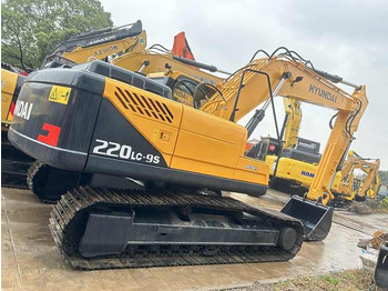 Rupsgraafmachine Used Hyundai 220LC-9S Crawler Excavator Used Hyundai 220LC-9S Excavator in Great Performance in stock: afbeelding 5