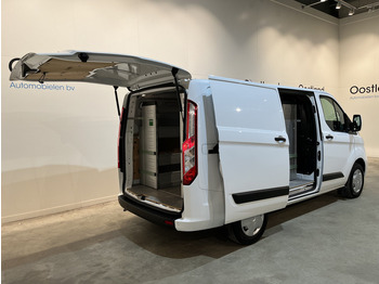 Kleine bestelwagen Ford Transit Custom 300 2.0 TDCI L1H1 Trend 130 PK / Servicebus / Bott Inrichting / Euro 6 / Schuifdeur L + R / Airco / CarPlay / Klep / PDC / Navigatie / 3-Zits  / BPM VRIJ !!: afbeelding 2