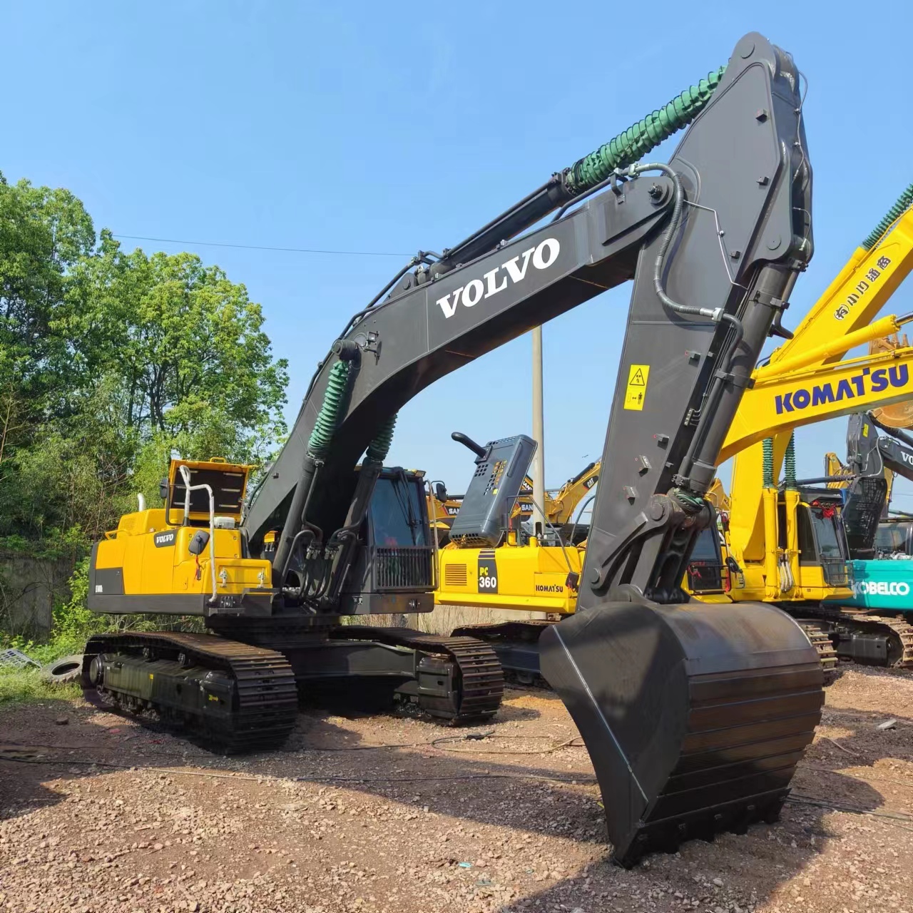 Rupsgraafmachine VOLVO EC480
