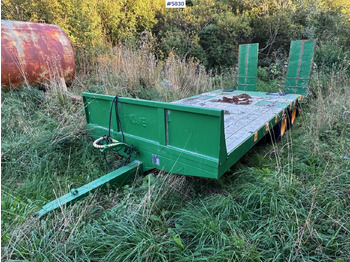 Dieplader aanhangwagen