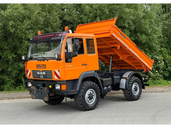 Kipper vrachtwagen UNIMOG