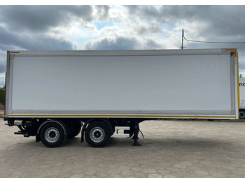 Koelwagen oplegger Krone CARRIER VECTOR 1550 / 2 OSIE / 22 PALETY / OŚ SKRĘTNA / WINDA + ROLETA !!: afbeelding 3