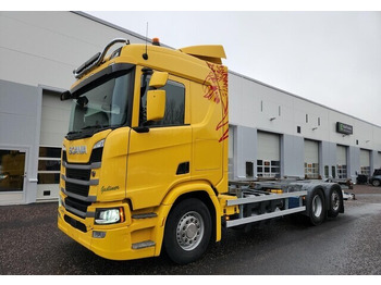 Containertransporter/ Wissellaadbak vrachtwagen SCANIA R 410