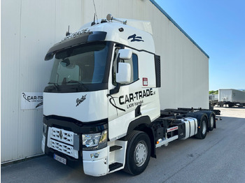 Containertransporter/ Wissellaadbak vrachtwagen RENAULT T 480