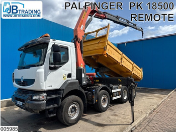 Kipper vrachtwagen RENAULT Kerax 450