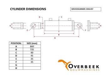 Hydraulica Atlas - Lifting cylinder/Hubzylinder/Hefcilinder: afbeelding 4