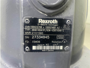 Hydraulica voor Bouwmachine WACKER NEUSON -Rexroth A6VM140HA1R1/63W-Drive motor/Fahrmotor: afbeelding 5