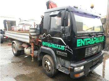 Kipper vrachtwagen MAN LE 220 C fassi f 60 12 ton: afbeelding 1
