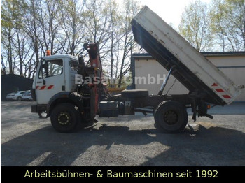 Kipper vrachtwagen, Kraanwagen Mercedes-Benz MB 1717 AK Kipper Allrad mit Kran Atlas 100.1: afbeelding 3
