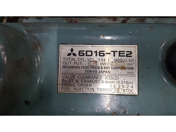 Bouwmachine Mitsubishi 6D16-TE2 USED: afbeelding 5