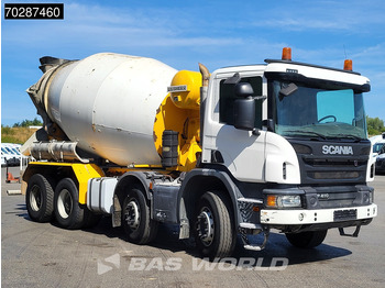 Betonmixer Scania P410 8X4 9m3 Liebherr mixer 3-Pedals Steering axle Big-Axle Euro 6: afbeelding 3