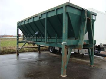 Wissellaadbak/ Container All-in zandsilo met transport band 16 cub: afbeelding 1