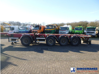 Containertransporter/ Wissellaadbak oplegger D-Tec 4-axle container combi trailer (3 + 1 axles) 20-30-40-45 ft: afbeelding 5