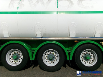 Tankoplegger Feldbinder Fuel tank alu 42 m3 / / 6 comp + pump: afbeelding 5
