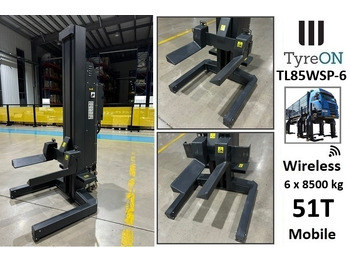 Werkplaats toebehoor TL85W-6 51T wireless - 6 x 8,5 T - battery 24V DC / 3 kW per column - Spark proof, welding, cutting and grinding: afbeelding 2