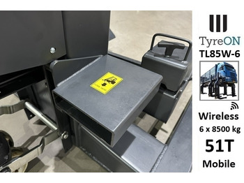 Werkplaats toebehoor TL85W-6 51T wireless - 6 x 8,5 T - battery 24V DC / 3 kW per column - Spark proof, welding, cutting and grinding: afbeelding 5