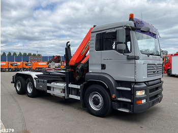 Haakarmsysteem vrachtwagen, Kraanwagen MAN TGA 26.360 6x2 Palfinger 21 Tonmeter laadkraan: afbeelding 5