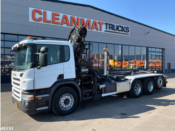 Haakarmsysteem vrachtwagen, Kraanwagen Scania P 380 8x4 Euro 5 Hiab 21 Tonmeter laadkraan Just 244.337 km!: afbeelding 2