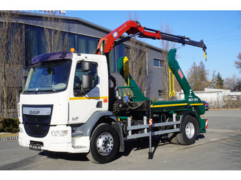 Haakarmsysteem vrachtwagen, Kraanwagen DAF LF 18.310 E6 / Skip loader Fornal NKR 130V / HDS HMF 735 K2 / Manual gearbox: afbeelding 2