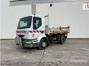 Kipper vrachtwagen RENAULT Midlum 180